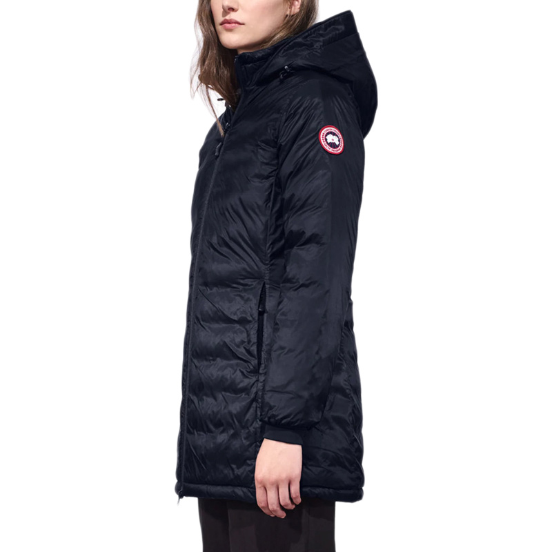 Canada Goose 加拿大鹅 女士鸭绒海军蓝拼黑长款羽绒服 5061L-ADMIRAL-BLUEBLACK商品第3张图片规格展示