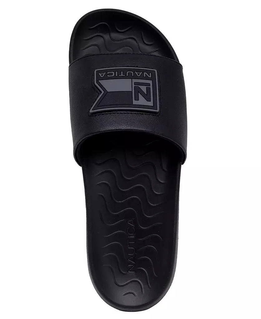 商品Nautica|Men's Hyia Pool Slip On Slides,价格¥114,第4张图片详细描述