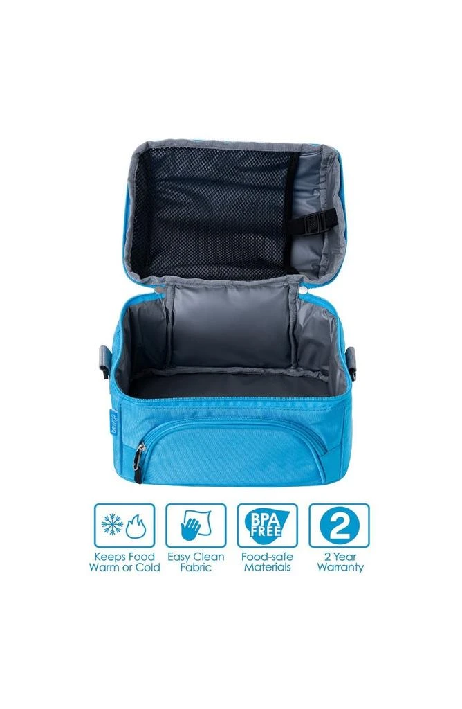 商品BENTGO|Deluxe Lunch Bag - Blue,价格¥207,第2张图片详细描述
