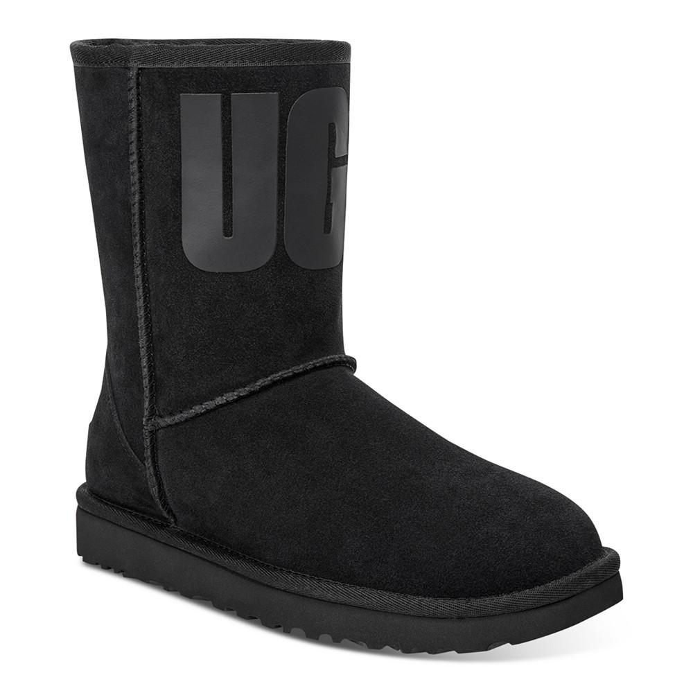 商品UGG|Women's Classic Short Rubber Logo Cold-Weather Boots,价格¥1326,第1张图片