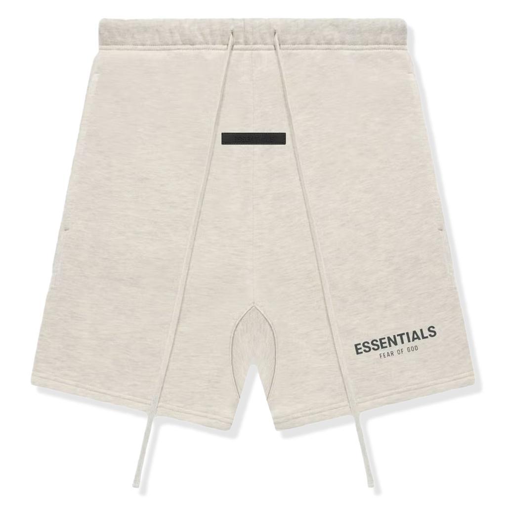 商品Essentials|Fear Of God Essentials Core Collection Light Heather Oatmeal Shorts,价格¥1335,第1张图片