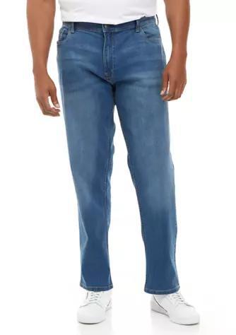商品TRUE CRAFT|Big & Tall Relaxed Fit Denim Jeans,价格¥186,第1张图片