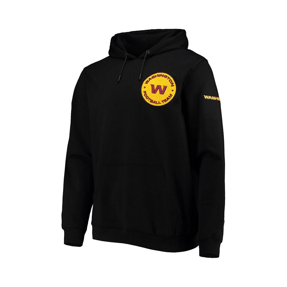 Men's Black Washington Football Team Logo Pullover Hoodie商品第3张图片规格展示