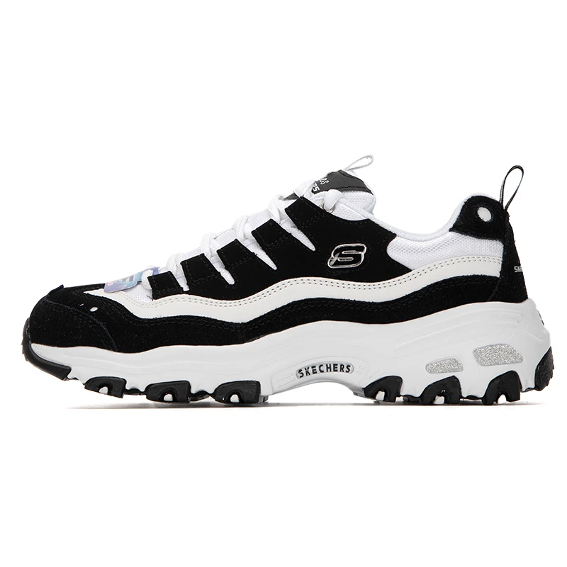 商品[国内直发] SKECHERS|斯凯奇 女 休闲鞋 熊猫鞋 13141-BKW,价格¥410,第1张图片