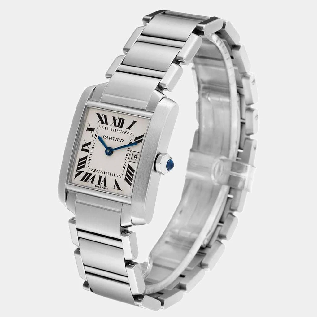 商品[二手商品] Cartier|Cartier Tank Francaise Midsize Silver Dial Steel Ladies Watch W51011Q3 25.0 X 30.0 mm,价格¥30119,第3张图片详细描述