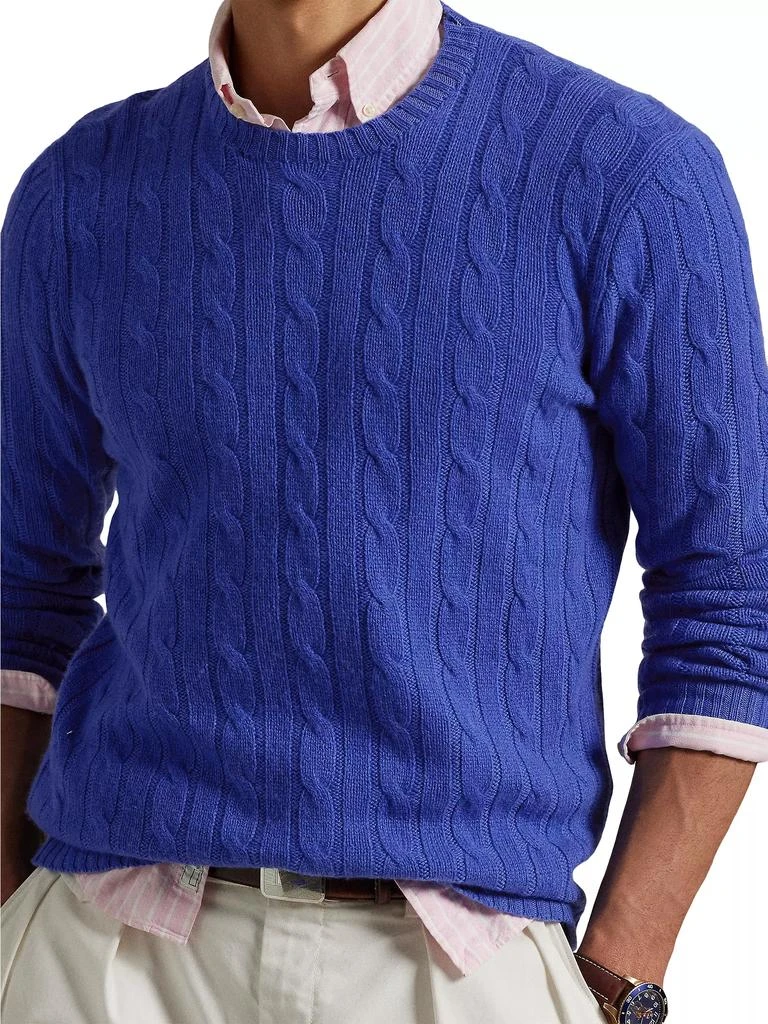 商品Ralph Lauren|Cashmere Cable-Knit Sweater,价格¥3765,第5张图片详细描述