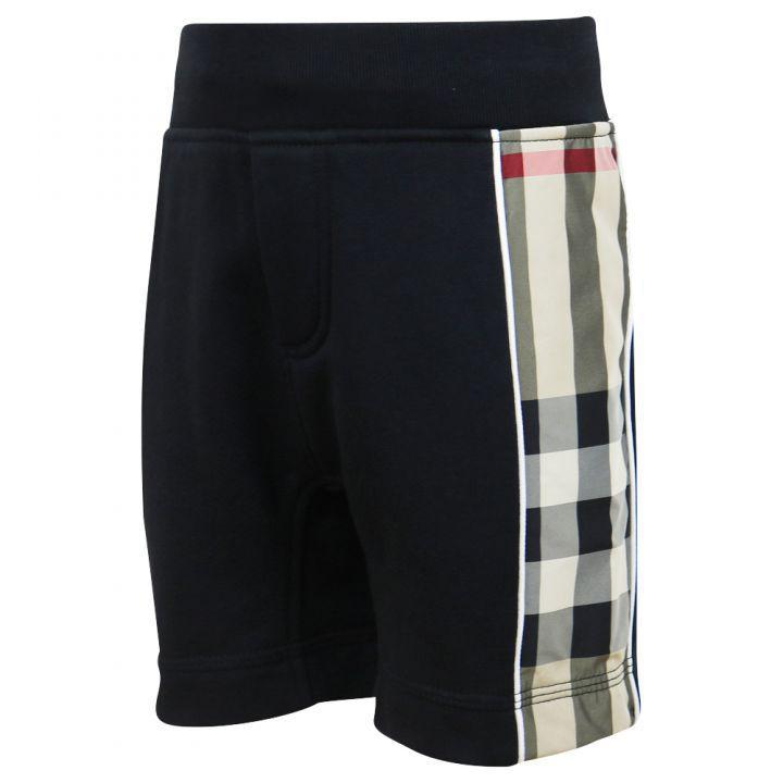 商品Burberry|Black Graham Baby Shorts,价格¥836,第1张图片
