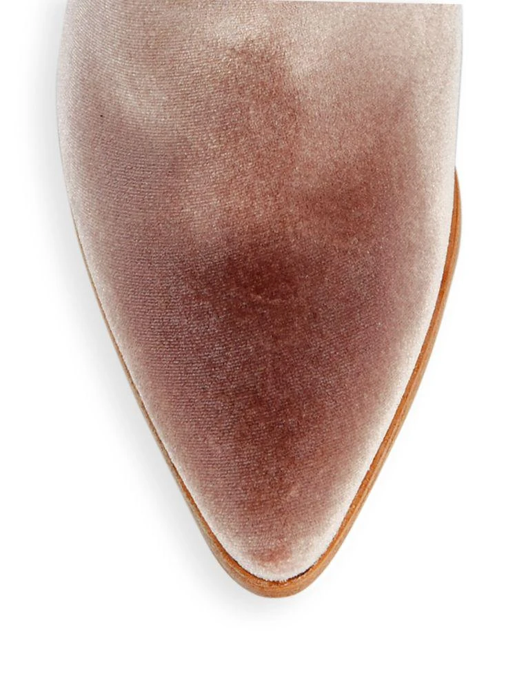 商品Stuart Weitzman|Velvet Point-Toe Booties,价格¥1578,第3张图片详细描述