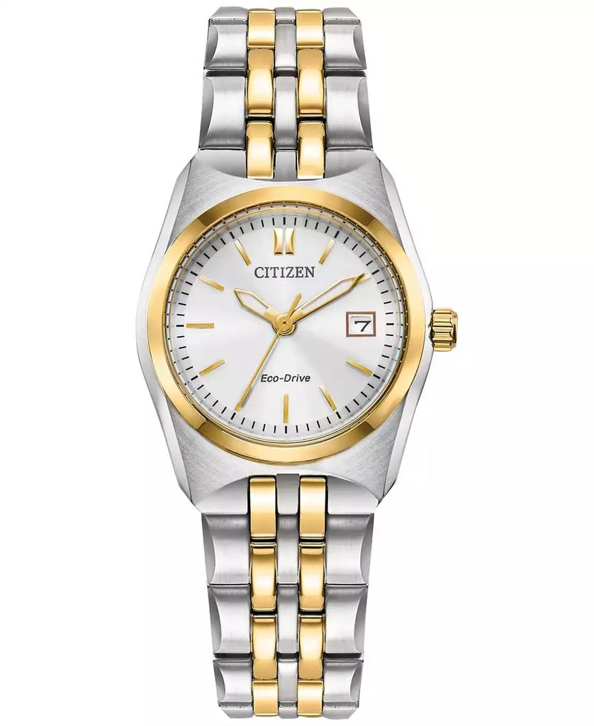 商品Citizen|Eco-Drive Women's Corso Two-Tone Stainless Steel Bracelet Watch 28mm,价格¥2300,第1张图片