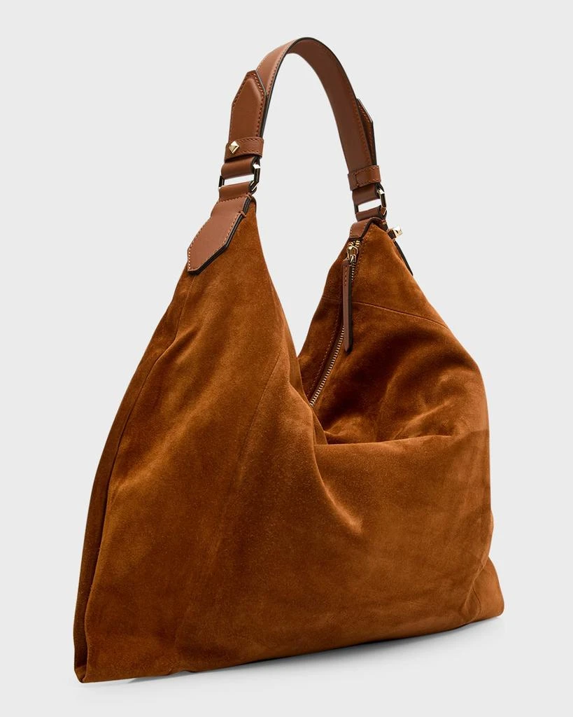 Ana Zip Suede Hobo Bag 商品