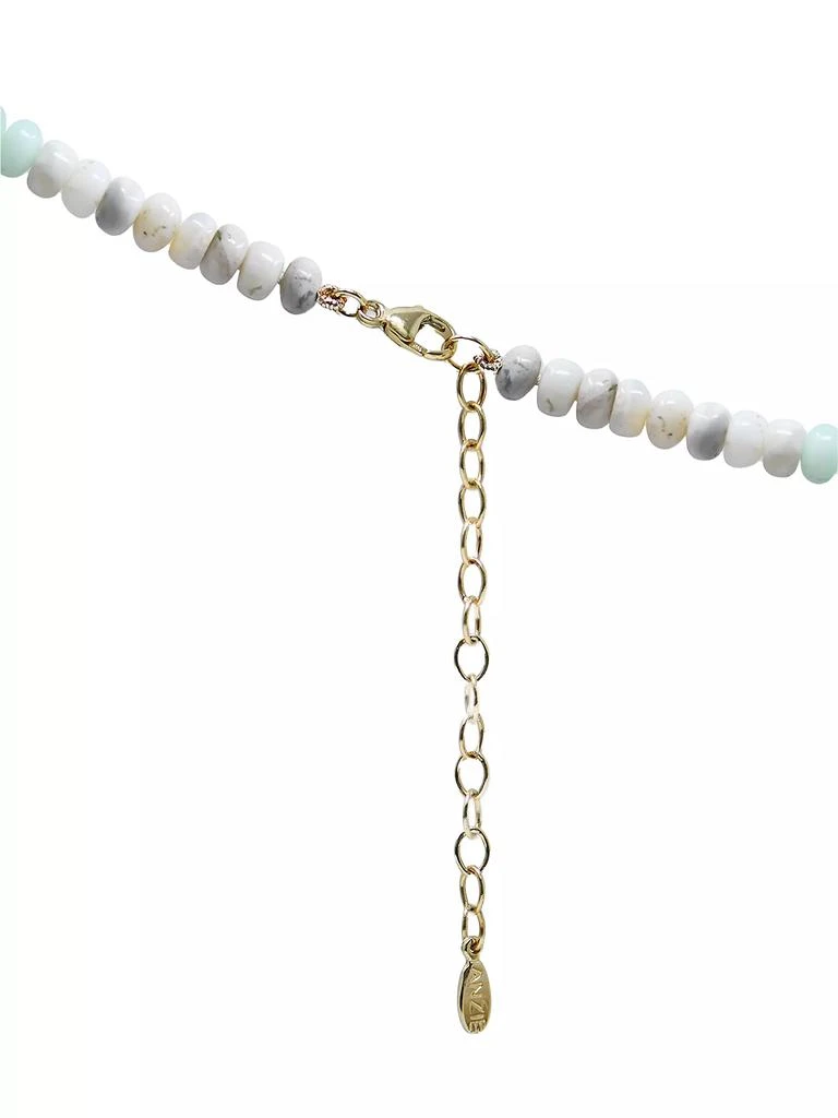 商品Anzie|Bohème 14K Yellow Gold & Multicolored Opal Necklace,价格¥8242,第2张图片详细描述