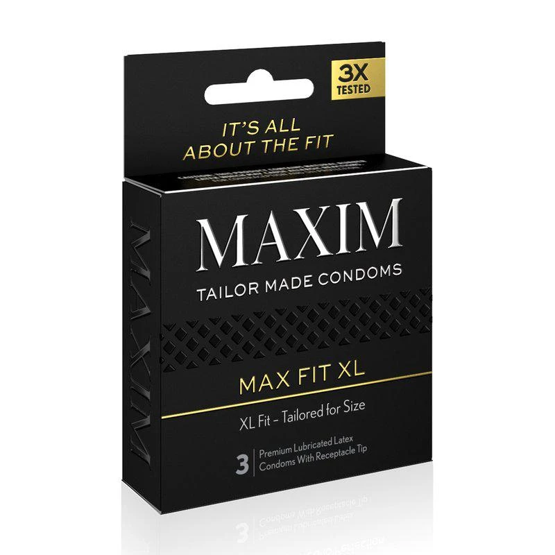商品MAXIM|Maxim Max Fit XL Condoms 3PK,价格¥43,第2张图片详细描述