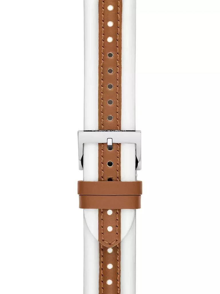 商品Tory Burch|Leather Monogram Apple Watch® Strap,价格¥1035,第2张图片详细描述