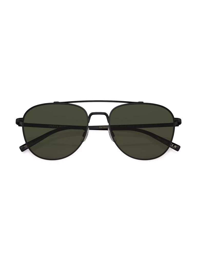商品Persol|Rivetti 55MM Aviator Sunglasses,价格¥4887,第5张图片详细描述