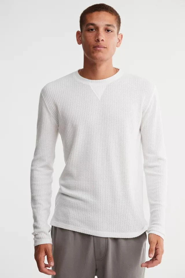 商品Standard Cloth|Standard Cloth Mateo Waffle Knit Long Sleeve Tee,价格¥112,第1张图片