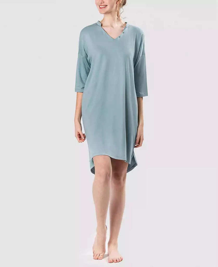 商品MOOD Pajamas|Women's Ultra Soft Caribbean Flowers Sleepshirt Nightgown,价格¥524,第1张图片