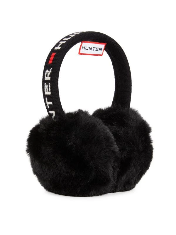 商品Hunter|Logo Faux Fur Earmuffs,价格¥161,第1张图片