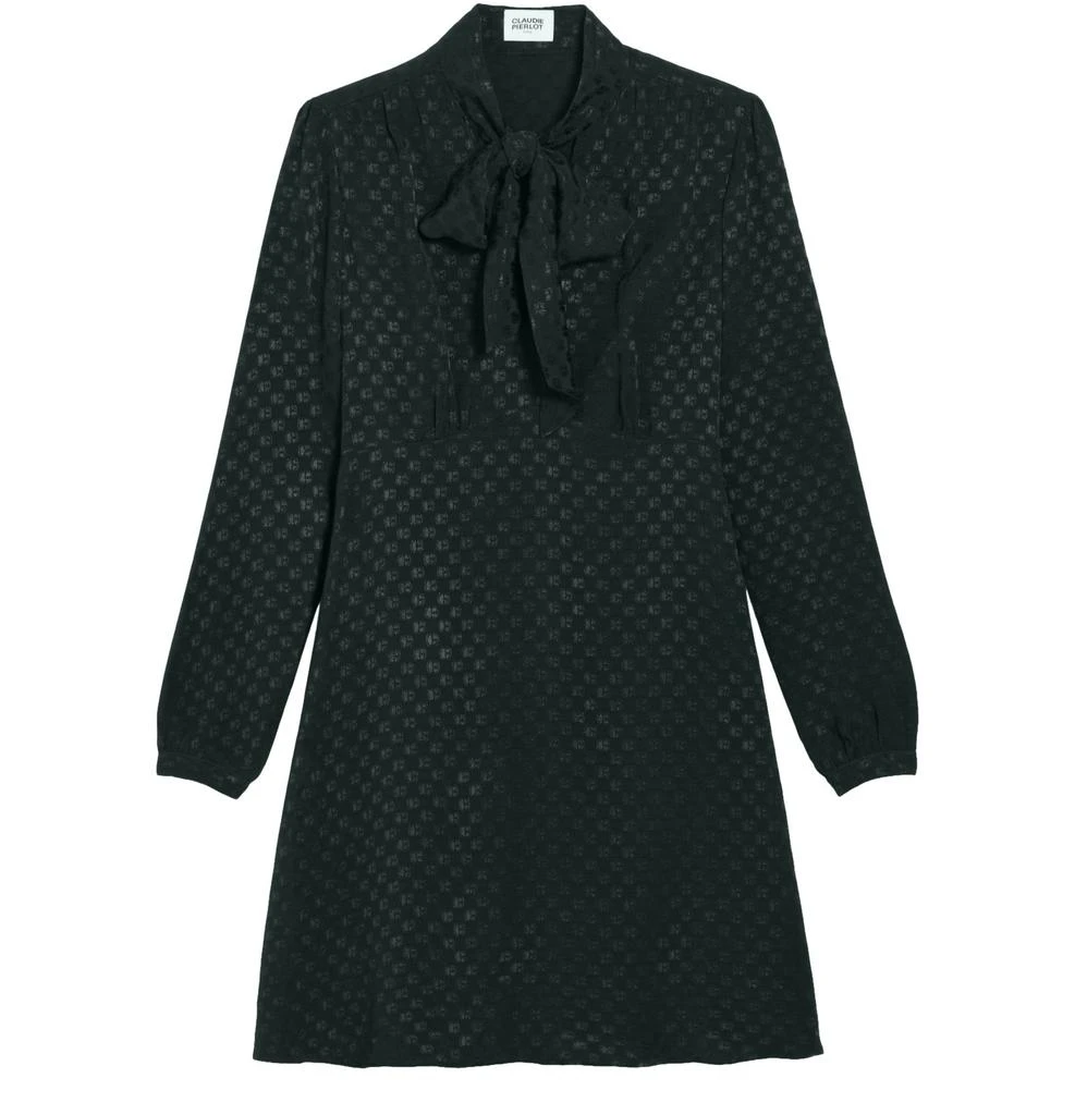 商品Claudie Pierlot|花结领连衣裙,价格¥2035,第1张图片