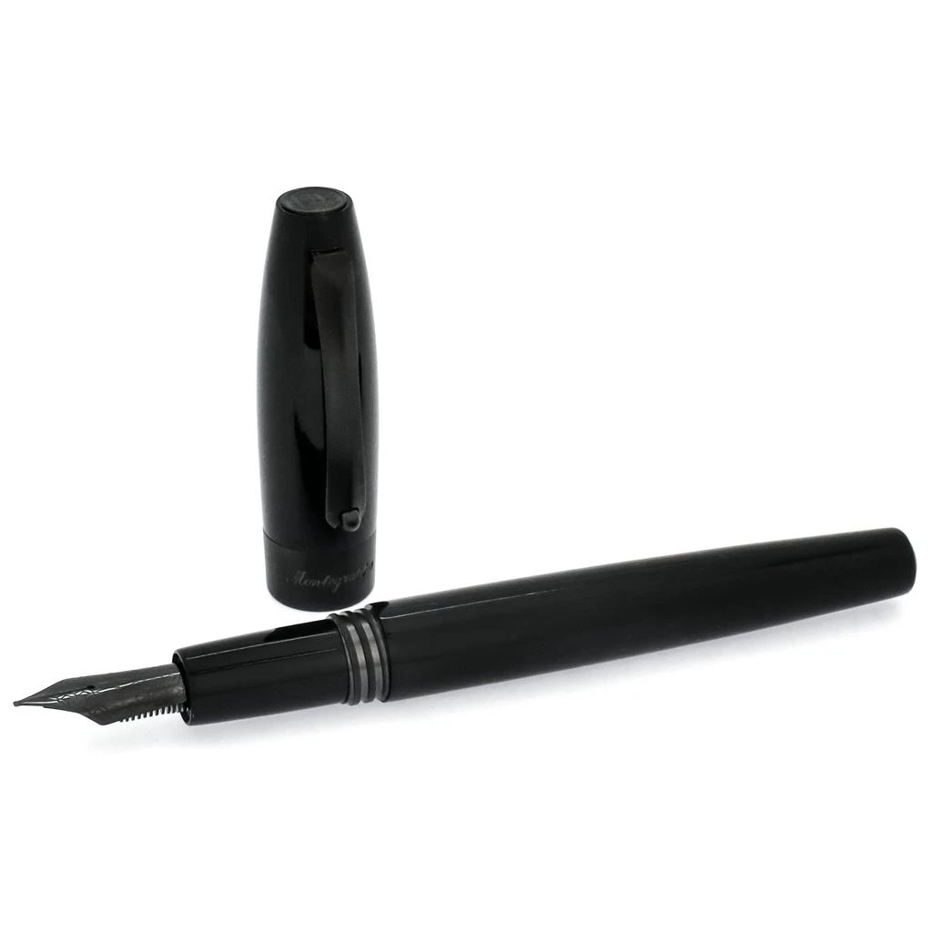 商品Montegrappa|Montegrappa Fortuna Black with Black Trim Fountain Pen (M),价格¥1763,第2张图片详细描述