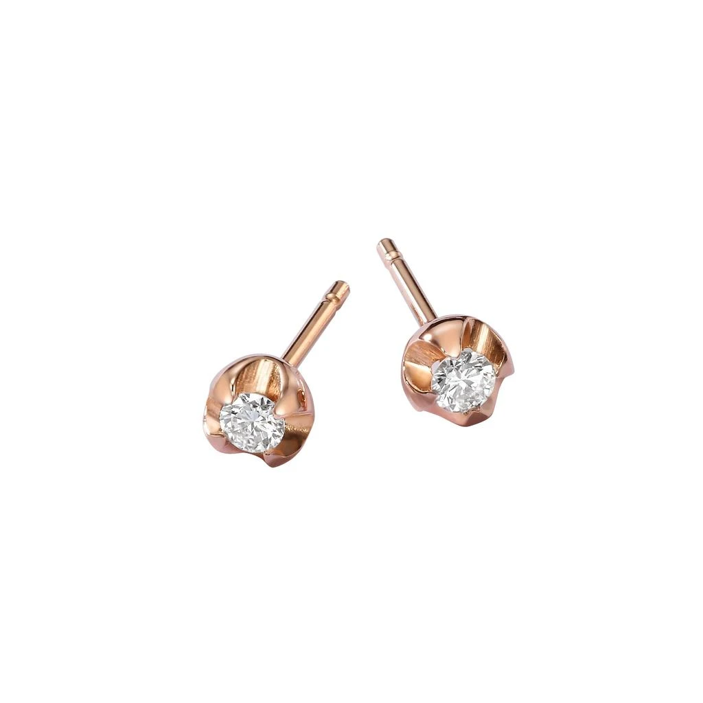 商品AME|Âme Q 18K Rose Gold, Lab-Grown Diamond Stud Earrings,价格¥3952,第2张图片详细描述