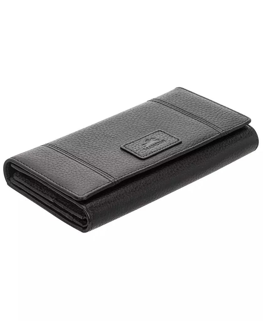 Women's Pebbled Collection RFID Secure Trifold Wing Wallet 商品