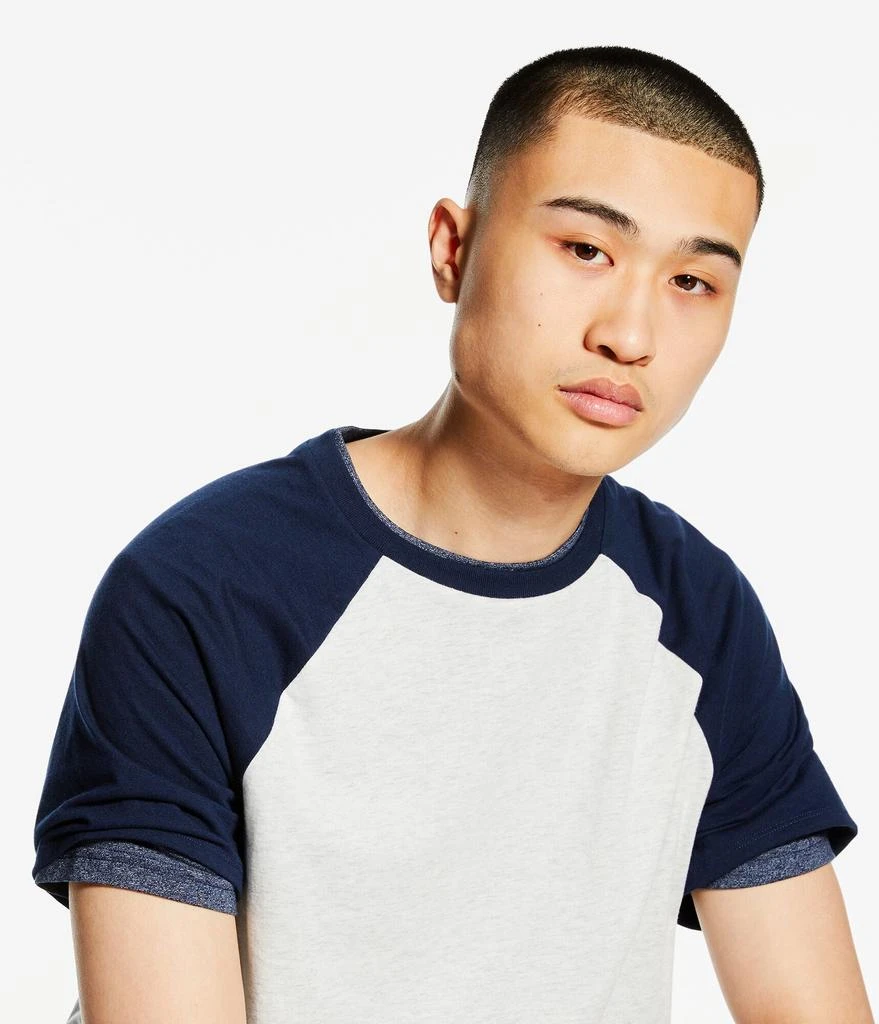 商品Aeropostale|Aeropostale Men's Raglan Crew Tee,价格¥64,第5张图片详细描述