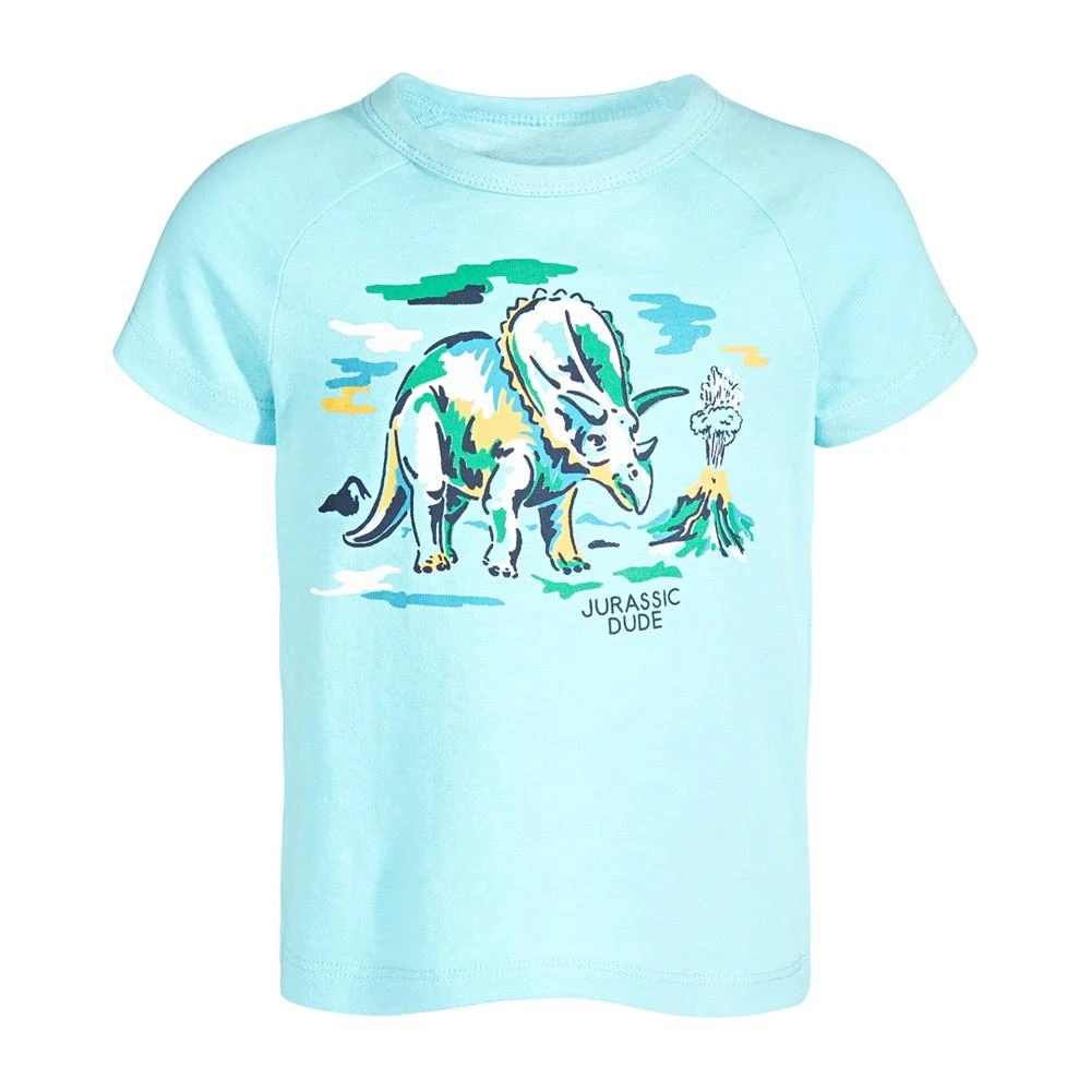 商品First Impressions|Baby Boys Dino-Print T-Shirt, Created for Macy's,价格¥30,第1张图片