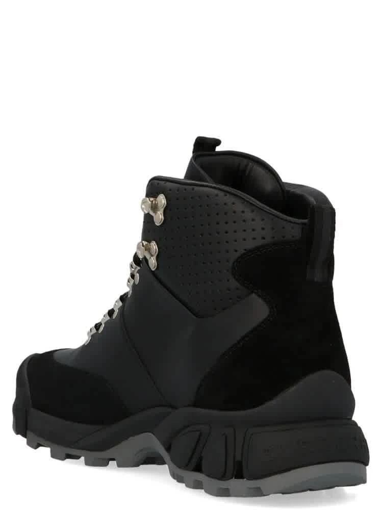 商品Burberry|Burberry Black Henfield Combat Ankle Boots, Brand Size 40 (US Size 7),价格¥1926,第2张图片详细描述