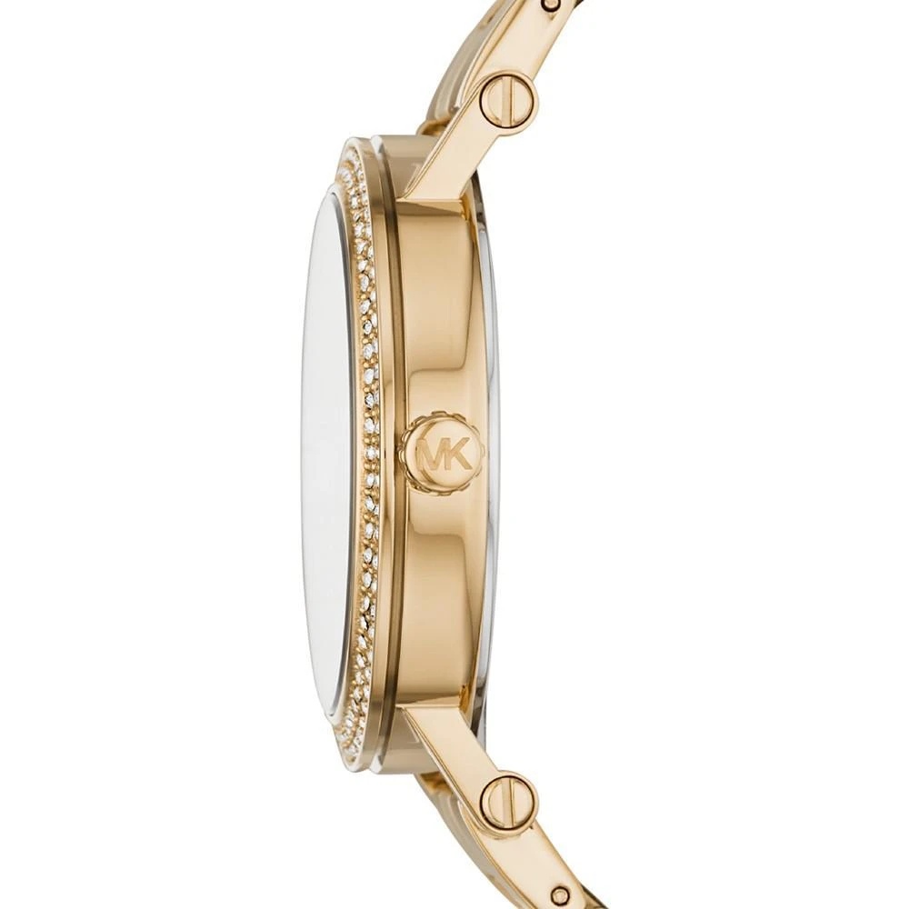 商品Michael Kors|Women's Norie Gold-Tone Stainless Steel Bracelet Watch 38mm ,价格¥1061,第2张图片详细描述