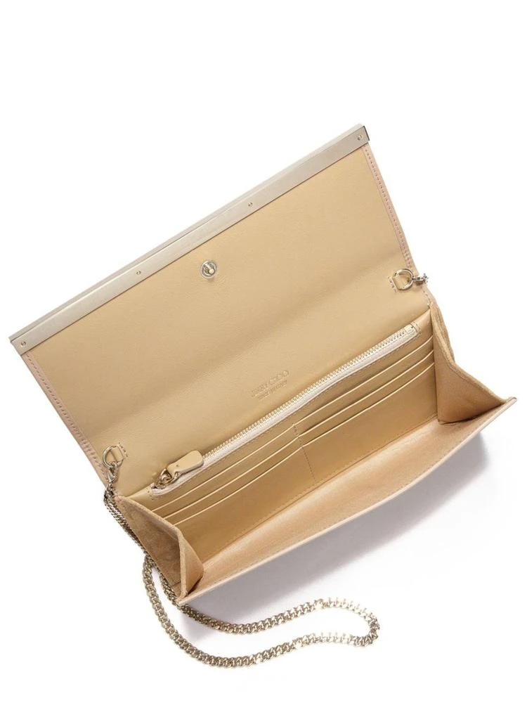 商品Jimmy Choo|Milla Patent Leather & Suede Clutch,价格¥2327,第2张图片详细描述