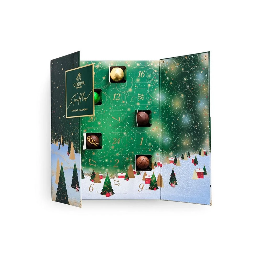 Holiday Luxury Chocolate Truffles Advent Calendar, 24 Pieces 商品
