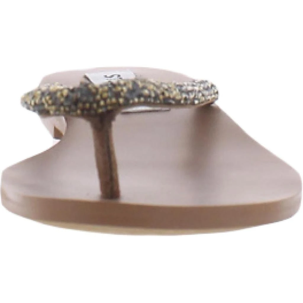 商品Steve Madden|Steve Madden Womens Simplicity Rhinestone Slip On Flip-Flops,价格¥108,第3张图片详细描述