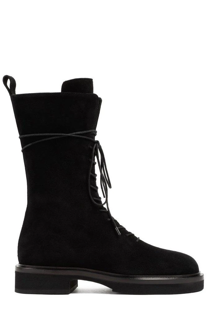 商品Khaite|Khaite The Conley Lace Up Boots,价格¥6293,第1张图片