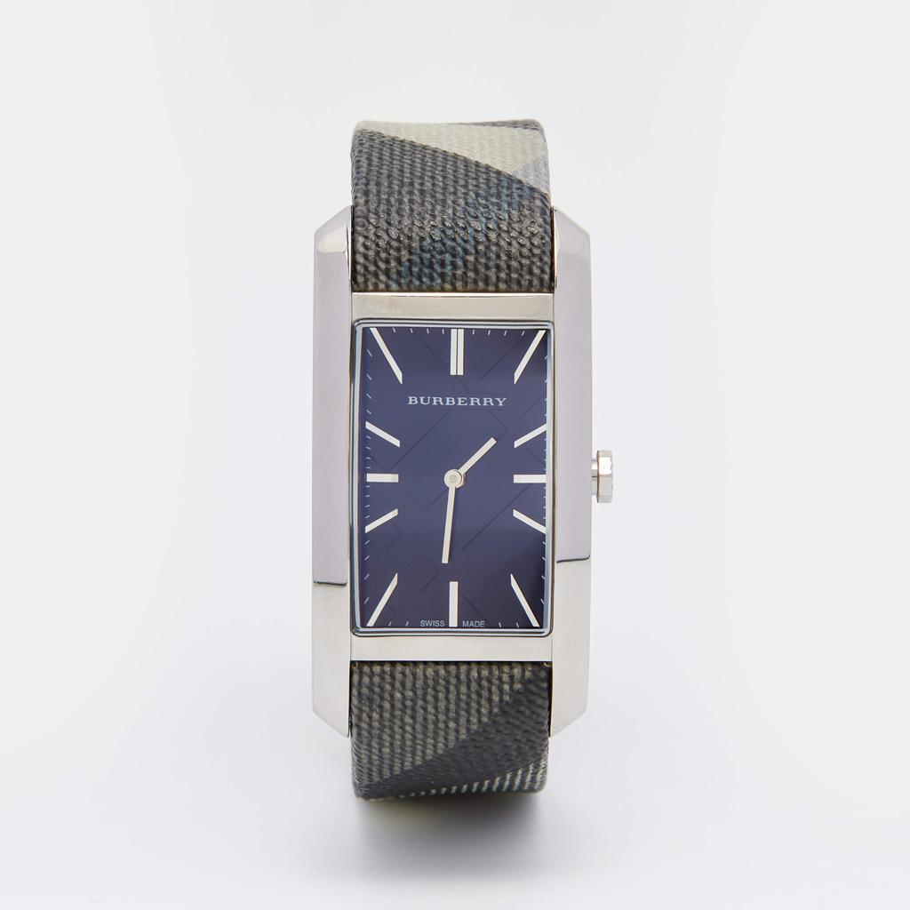Burberry Black Stainless Steel Canvas Nova BU9405 Women's Wristwatch 25 mm商品第1张图片规格展示