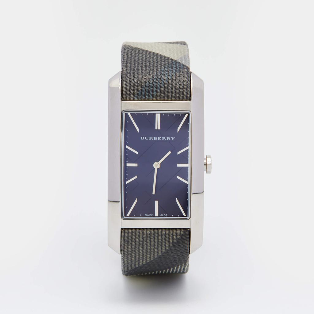商品[二手商品] Burberry|Burberry Black Stainless Steel Canvas Nova BU9405 Women's Wristwatch 25 mm,价格¥1394,第1张图片