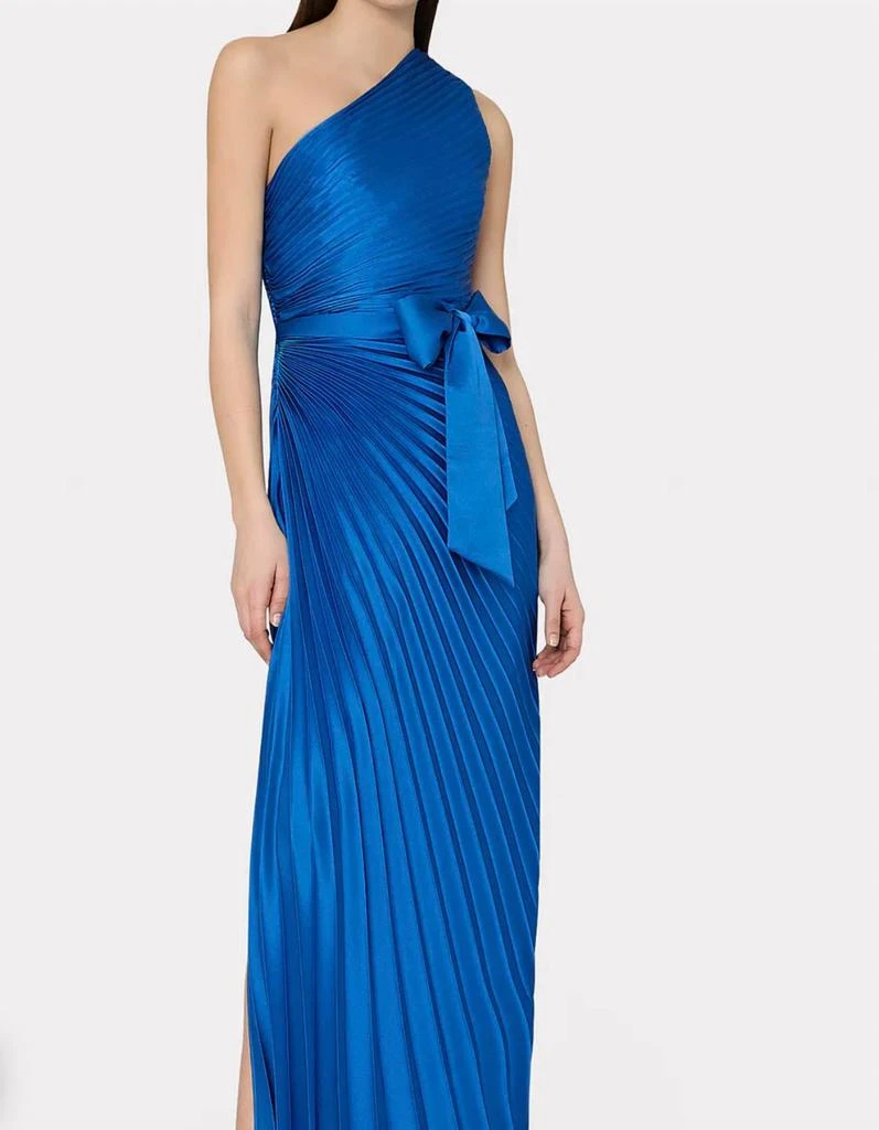 商品Milly|Estelle Satin Dress In Blue,价格¥2457,第1张图片