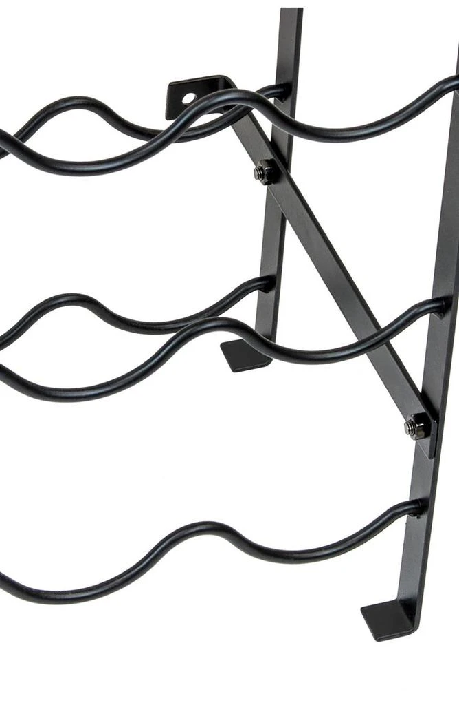商品SORBUS|Black 100 Bottle Freestanding Wine Rack,价格¥817,第5张图片详细描述