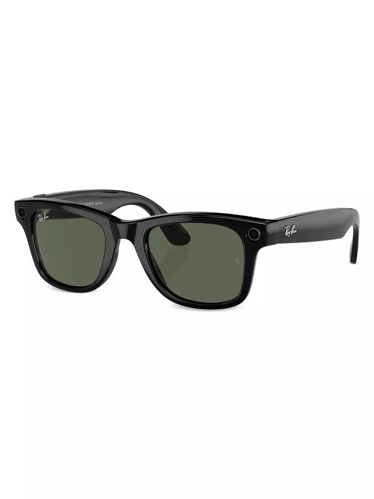 商品Ray-Ban|雷朋Meta Wayfarer 智能太阳镜  RW4006 50MM 拍照打电话,价格¥2269,第2张图片详细描述