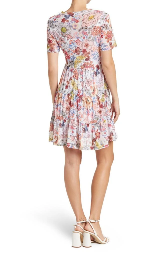 商品Love by Design|Cate Floral Print Tiered T-Shirt Dress,价格¥151,第2张图片详细描述
