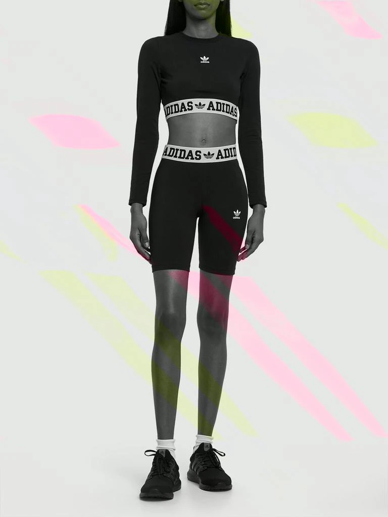 商品Adidas|Slim Long Sleeve Crop T-shirt,价格¥302,第1张图片