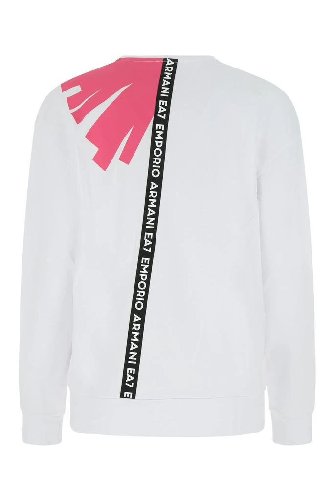 商品EA7|White cotton sweatshirt,价格¥1289,第1张图片