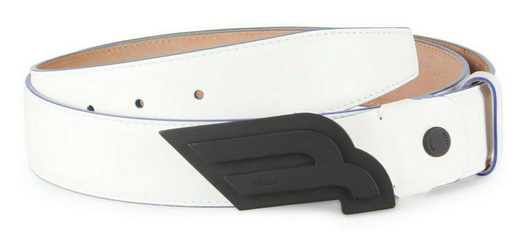 NEW Bally Carby 35M Men's 6226608 White Calf Leather Belt MSRP商品第1张图片规格展示