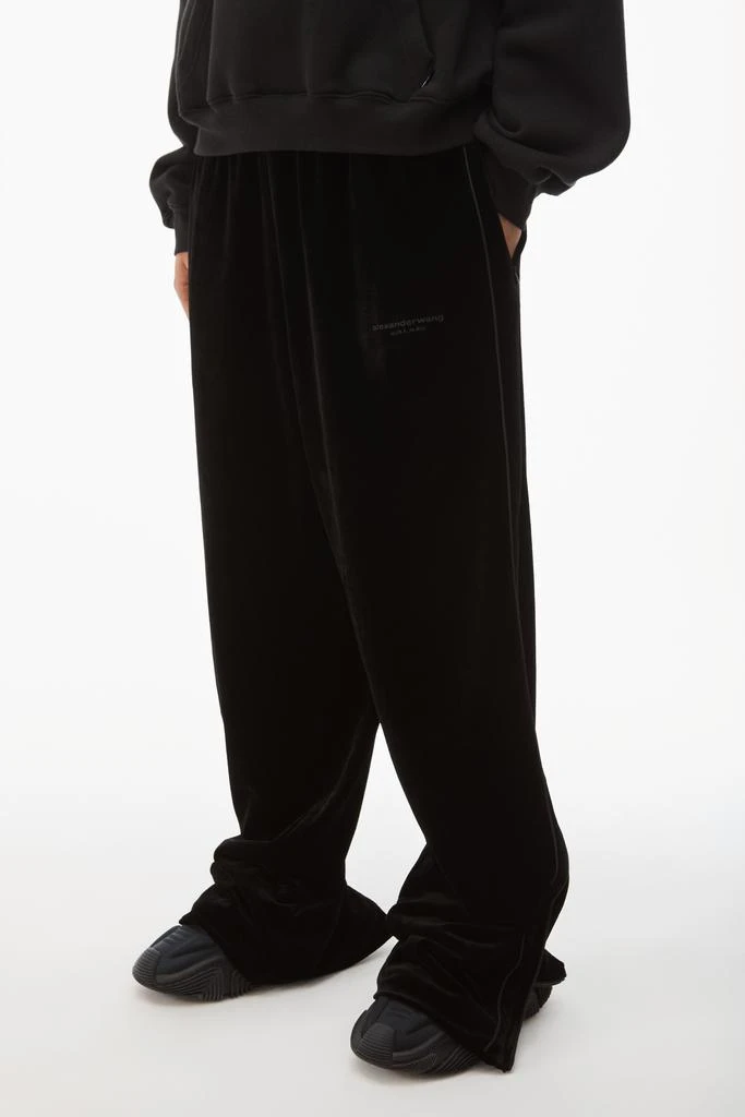 商品Alexander Wang|TRACK PANT IN CRUSHED VELOUR,价格¥3438,第4张图片详细描述