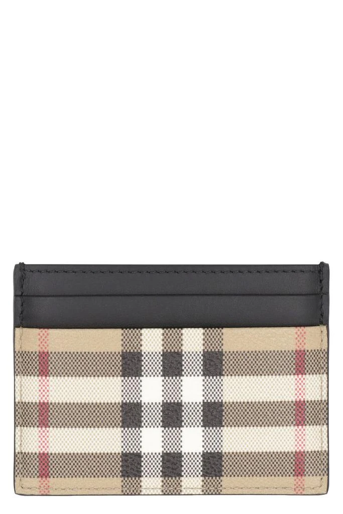 商品Burberry|Burberry Checked Motif Card Holder,价格¥1327,第1张图片