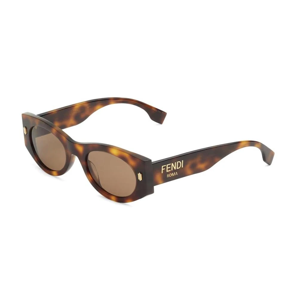 商品Fendi|Fendi Eyewear Oval Frame Sunglasses,价格¥2216,第2张图片详细描述