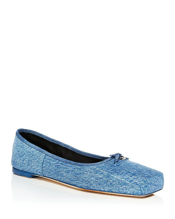 商品Alexander Wang|Women's Billie Slip On Square Toe Flats,价格¥4221,第1张图片