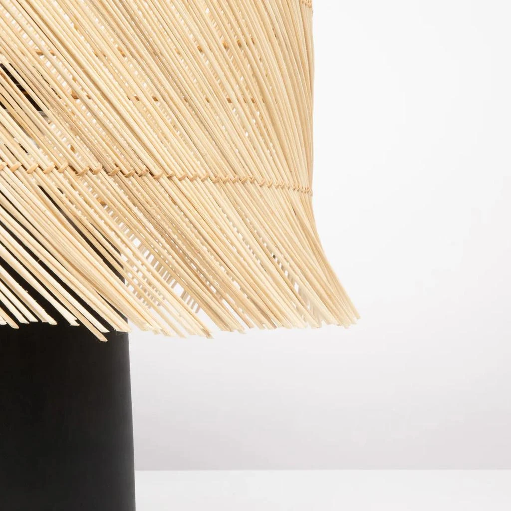 商品预计3周后发货 Bazar Bizar|La Lampe De Table Rattan - Noir Naturel,价格¥1671,第4张图片详细描述