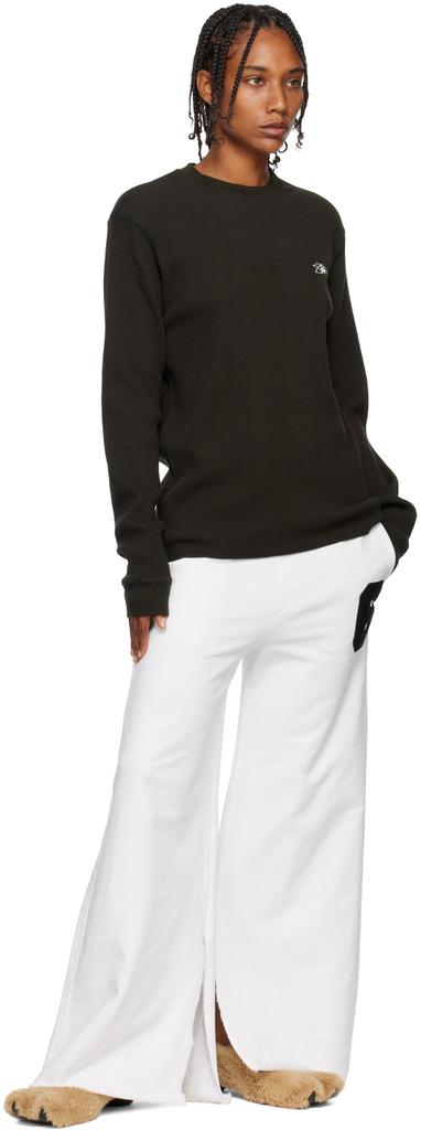Black Thermal Long Sleeve T-Shirt商品第4张图片规格展示