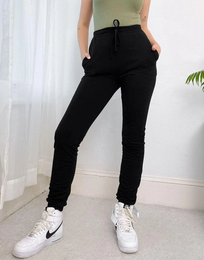 商品ASOS|ASOS DESIGN Tall basic jogger with tie 2 pack SAVE - BLACK,价格¥134,第4张图片详细描述