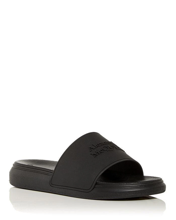 商品Alexander McQueen|Women's Logo Slide Sandals,价格¥1085,第1张图片